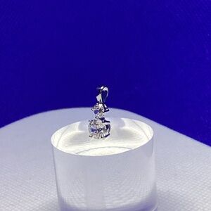 Necklace Pendant with Faux Diamonds